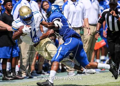 Thumbnail 2 in North Mesquite vs. Lakeview Centennial (Cotton Bowl Stadium Prep Showcase) photogallery.