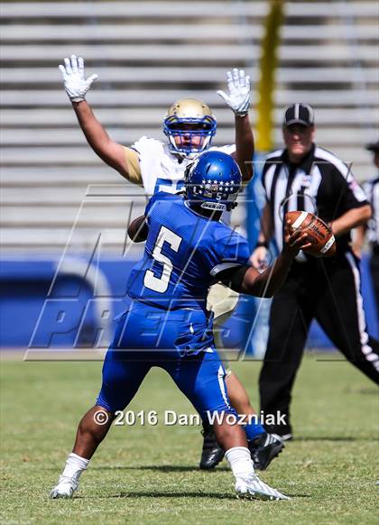 Thumbnail 3 in North Mesquite vs. Lakeview Centennial (Cotton Bowl Stadium Prep Showcase) photogallery.