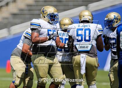 Thumbnail 1 in North Mesquite vs. Lakeview Centennial (Cotton Bowl Stadium Prep Showcase) photogallery.