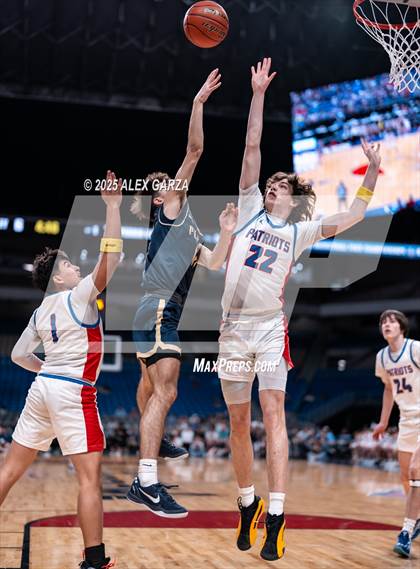 Thumbnail 1 in Turkey Valley vs. Perrin-Whitt (UIL 1A Basketball Division I Final) photogallery.