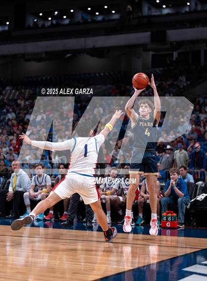 Thumbnail 3 in Turkey Valley vs. Perrin-Whitt (UIL 1A Basketball Division I Final) photogallery.
