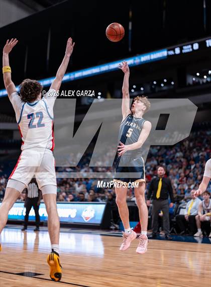 Thumbnail 2 in Turkey Valley vs. Perrin-Whitt (UIL 1A Basketball Division I Final) photogallery.