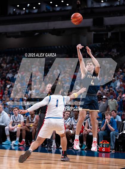 Thumbnail 1 in Turkey Valley vs. Perrin-Whitt (UIL 1A Basketball Division I Final) photogallery.