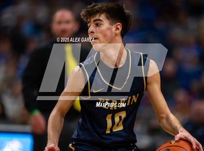 Thumbnail 1 in Turkey Valley vs. Perrin-Whitt (UIL 1A Basketball Division I Final) photogallery.
