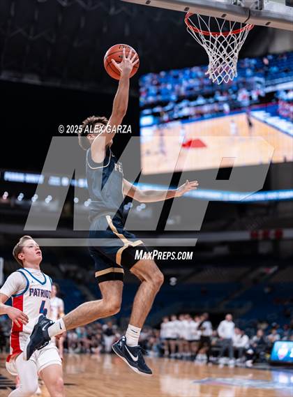 Thumbnail 1 in Turkey Valley vs. Perrin-Whitt (UIL 1A Basketball Division I Final) photogallery.