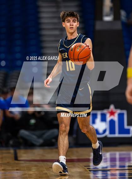 Thumbnail 1 in Turkey Valley vs. Perrin-Whitt (UIL 1A Basketball Division I Final) photogallery.