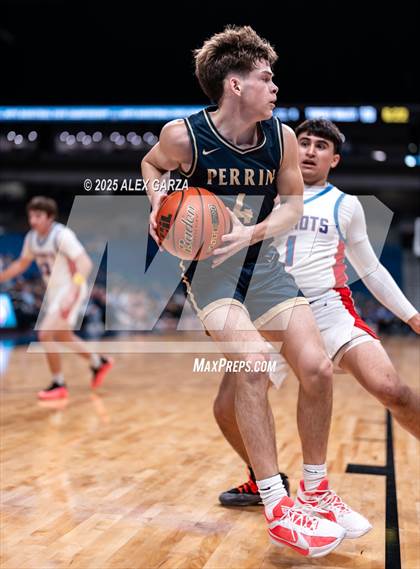 Thumbnail 2 in Turkey Valley vs. Perrin-Whitt (UIL 1A Basketball Division I Final) photogallery.