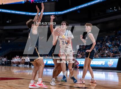 Thumbnail 3 in Turkey Valley vs. Perrin-Whitt (UIL 1A Basketball Division I Final) photogallery.