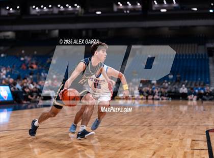 Thumbnail 1 in Turkey Valley vs. Perrin-Whitt (UIL 1A Basketball Division I Final) photogallery.