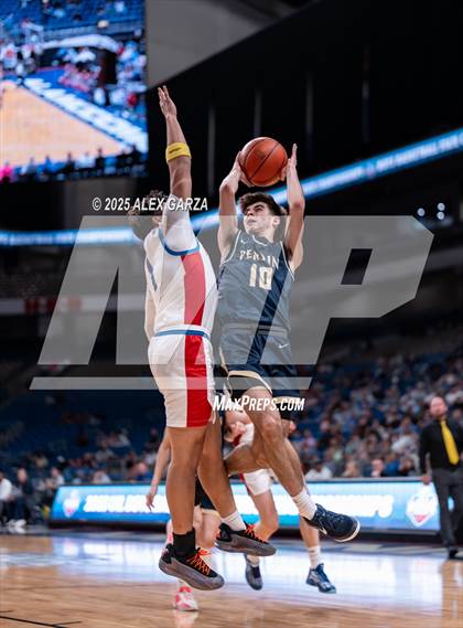 Thumbnail 1 in Turkey Valley vs. Perrin-Whitt (UIL 1A Basketball Division I Final) photogallery.