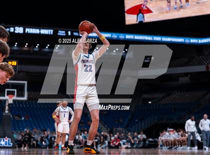 Thumbnail 2 in Turkey Valley vs. Perrin-Whitt (UIL 1A Basketball Division I Final) photogallery.