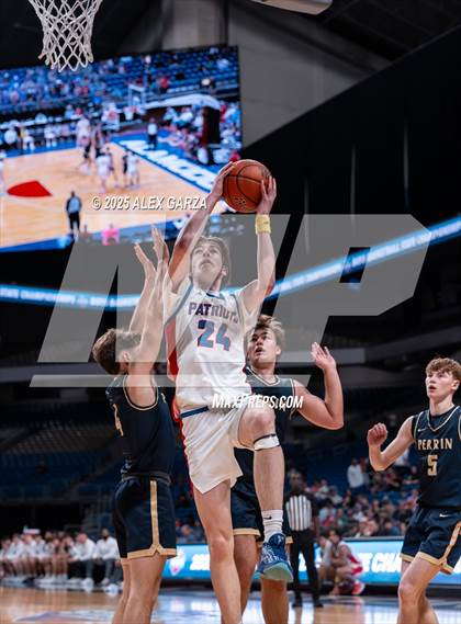 Thumbnail 1 in Turkey Valley vs. Perrin-Whitt (UIL 1A Basketball Division I Final) photogallery.