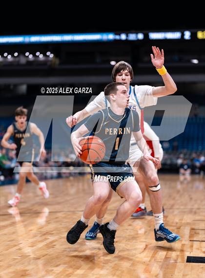 Thumbnail 1 in Turkey Valley vs. Perrin-Whitt (UIL 1A Basketball Division I Final) photogallery.