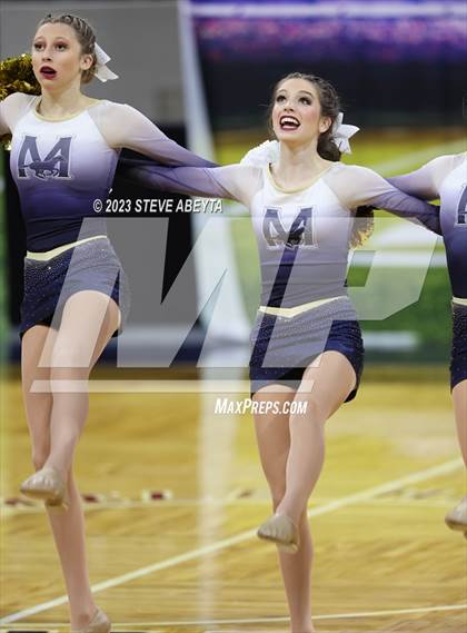 Thumbnail 2 in Mullen CHSAA Spirit Poms photogallery.