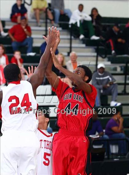 Thumbnail 2 in St. Thomas Catholic vs Glen Oaks (Texas Jamboree) photogallery.