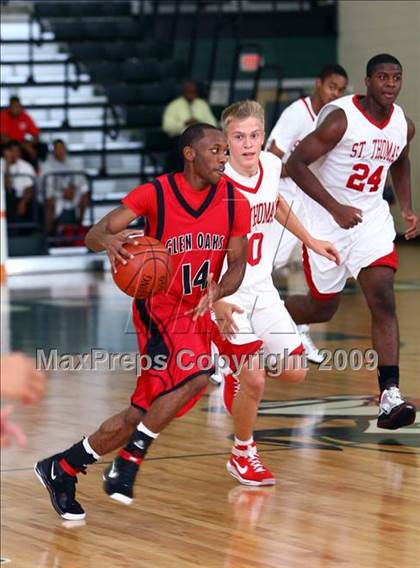 Thumbnail 1 in St. Thomas Catholic vs Glen Oaks (Texas Jamboree) photogallery.