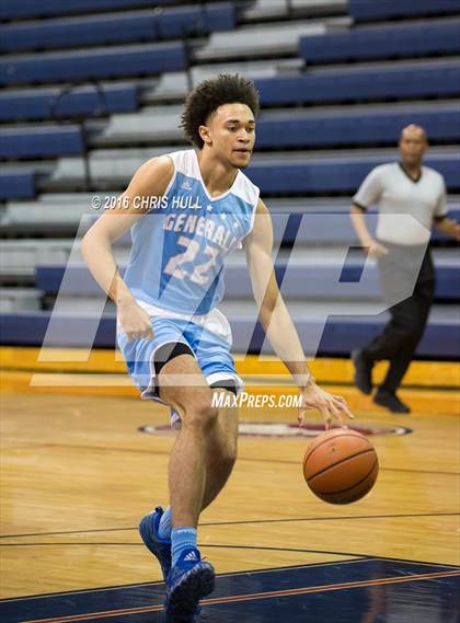 Thumbnail 3 in Lee vs. Asheville Christian Academy (Hoodie's House Hoops Classic) photogallery.