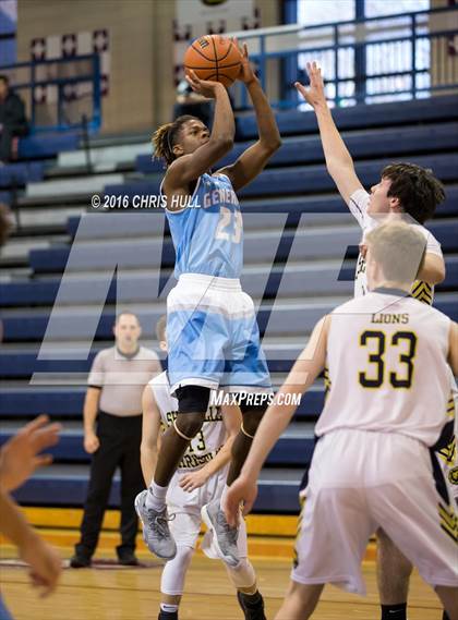 Thumbnail 1 in Lee vs. Asheville Christian Academy (Hoodie's House Hoops Classic) photogallery.
