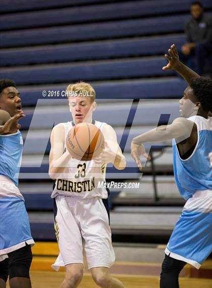 Thumbnail 1 in Lee vs. Asheville Christian Academy (Hoodie's House Hoops Classic) photogallery.