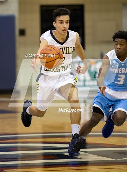 Thumbnail 3 in Lee vs. Asheville Christian Academy (Hoodie's House Hoops Classic) photogallery.