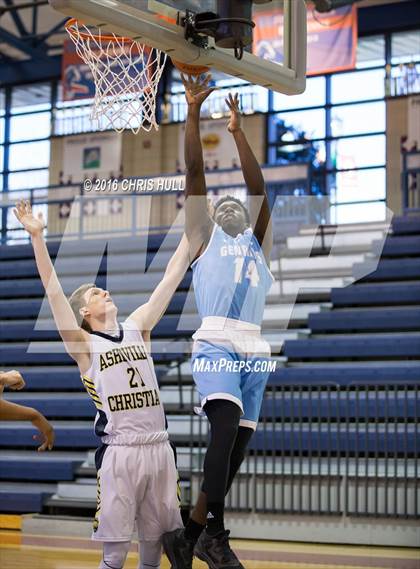 Thumbnail 3 in Lee vs. Asheville Christian Academy (Hoodie's House Hoops Classic) photogallery.