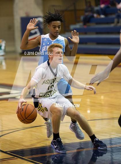 Thumbnail 2 in Lee vs. Asheville Christian Academy (Hoodie's House Hoops Classic) photogallery.
