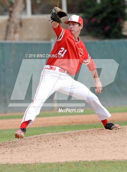 Thumbnail 2 in Capistrano Valley vs. Orange Lutheran (CIF SS D1 Semifinal) photogallery.