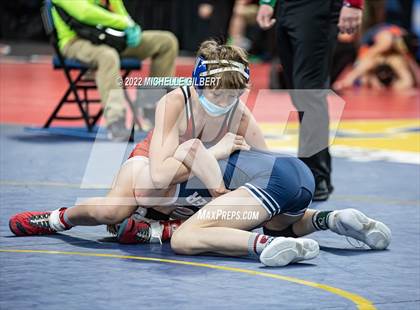 Thumbnail 3 in NYSPHSAA D2 State Championship Wrestling Semifinals photogallery.