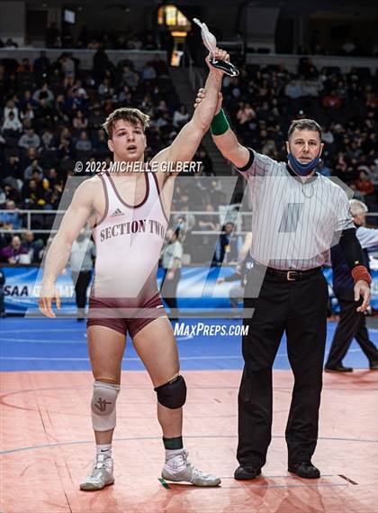 Thumbnail 2 in NYSPHSAA D2 State Championship Wrestling Semifinals photogallery.