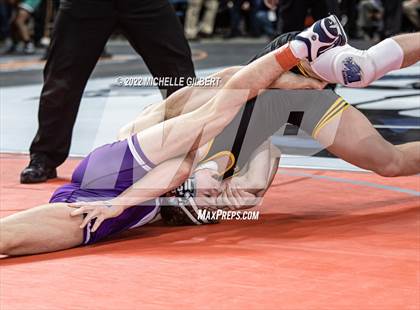 Thumbnail 3 in NYSPHSAA D2 State Championship Wrestling Semifinals photogallery.