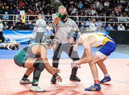 Thumbnail 2 in NYSPHSAA D2 State Championship Wrestling Semifinals photogallery.