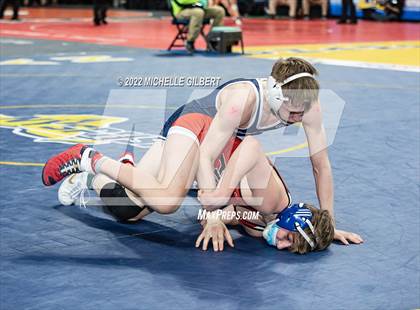 Thumbnail 2 in NYSPHSAA D2 State Championship Wrestling Semifinals photogallery.