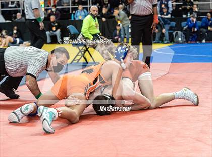 Thumbnail 2 in NYSPHSAA D2 State Championship Wrestling Semifinals photogallery.
