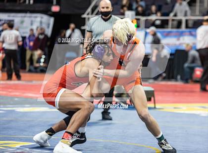Thumbnail 3 in NYSPHSAA D2 State Championship Wrestling Semifinals photogallery.