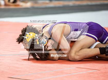 Thumbnail 2 in NYSPHSAA D2 State Championship Wrestling Semifinals photogallery.