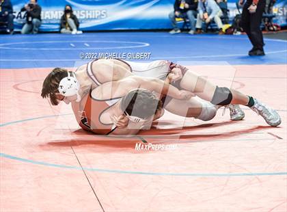 Thumbnail 3 in NYSPHSAA D2 State Championship Wrestling Semifinals photogallery.