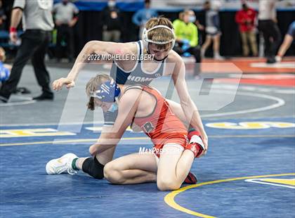 Thumbnail 1 in NYSPHSAA D2 State Championship Wrestling Semifinals photogallery.