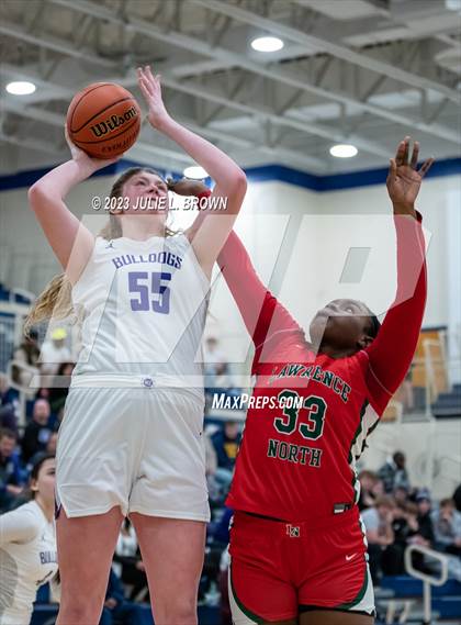 Thumbnail 3 in Lawrence North vs. Brownsburg (IHSAA Regional 5 Championship) photogallery.