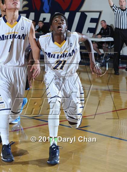 Thumbnail 3 in Desert Pines vs. Millikan (#D1Bound Southern California Christmas Classic) photogallery.