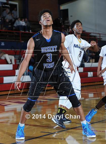 Thumbnail 1 in Desert Pines vs. Millikan (#D1Bound Southern California Christmas Classic) photogallery.
