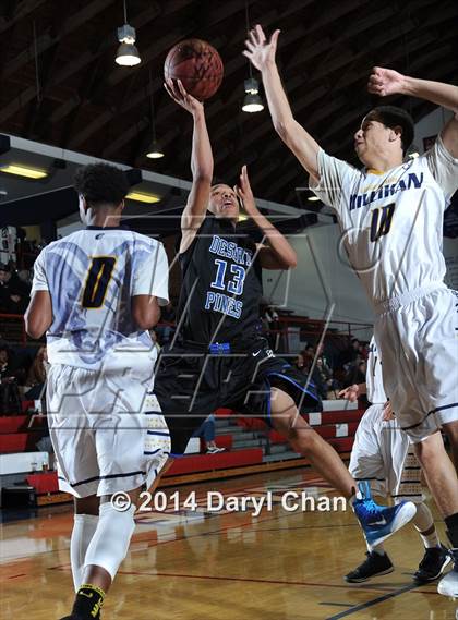 Thumbnail 3 in Desert Pines vs. Millikan (#D1Bound Southern California Christmas Classic) photogallery.