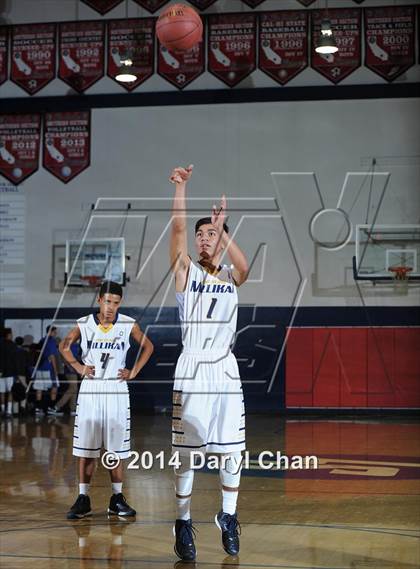 Thumbnail 1 in Desert Pines vs. Millikan (#D1Bound Southern California Christmas Classic) photogallery.