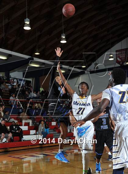 Thumbnail 2 in Desert Pines vs. Millikan (#D1Bound Southern California Christmas Classic) photogallery.