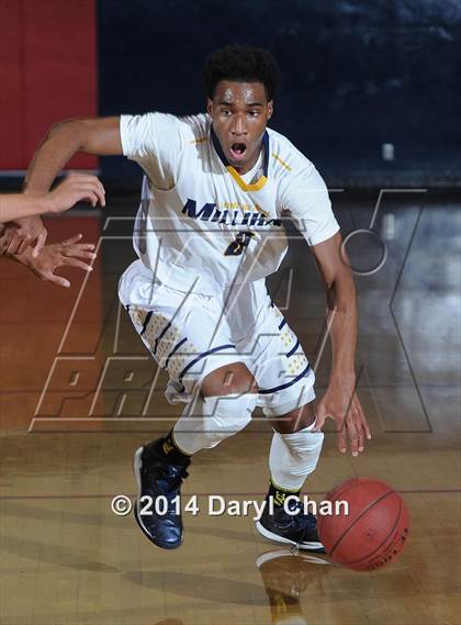 Thumbnail 3 in Desert Pines vs. Millikan (#D1Bound Southern California Christmas Classic) photogallery.