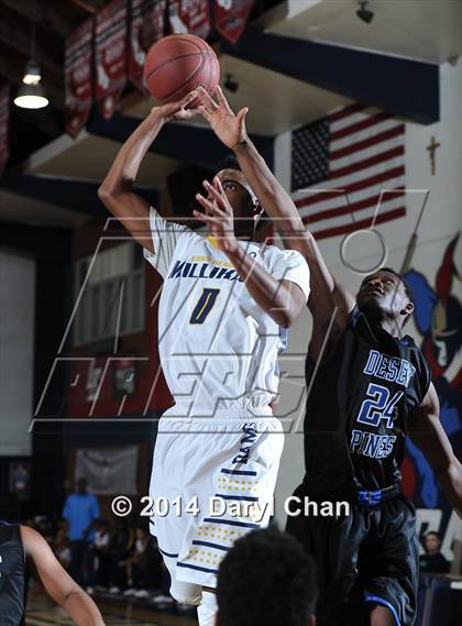 Thumbnail 1 in Desert Pines vs. Millikan (#D1Bound Southern California Christmas Classic) photogallery.