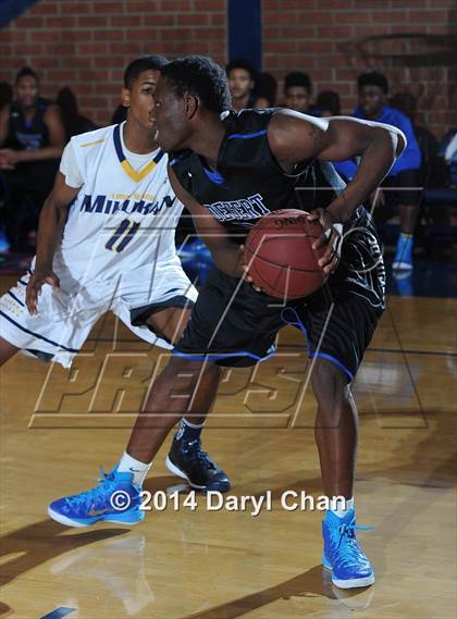 Thumbnail 2 in Desert Pines vs. Millikan (#D1Bound Southern California Christmas Classic) photogallery.