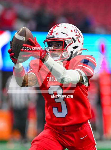 Thumbnail 1 in Bowdon vs. Brooks County (GHSA A Division 2 Championship) photogallery.