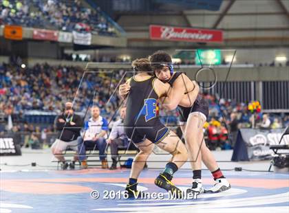Thumbnail 2 in WIAA 3A 182 LB Championship photogallery.