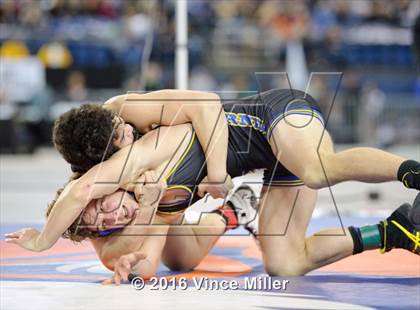 Thumbnail 3 in WIAA 3A 182 LB Championship photogallery.