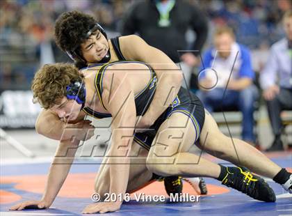Thumbnail 2 in WIAA 3A 182 LB Championship photogallery.